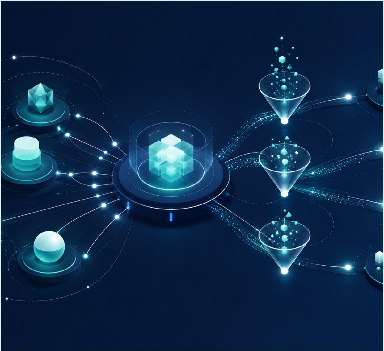Interconnected portfolio, sales and marketplace nodes
